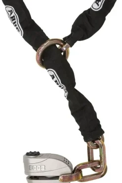 ABUS Motorsloten-GRANIT Detecto X Plus 8008 ART4 Schijfremslot met Alarm + 12KS120