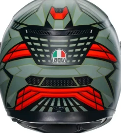 AGV Integraalhelmen|Helmen Met Zonnevizier-K3 2023 Decept att Back/Green/Red