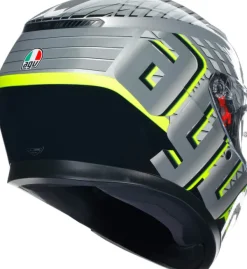 AGV Integraalhelmen|Helmen Met Zonnevizier-K3 2023 Fortify Grey/Back/Yeow Fuo