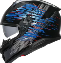 AGV Integraalhelmen|Helmen Met Zonnevizier-K7 Geniy att Back/Bue/Grey