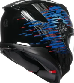 AGV Integraalhelmen|Helmen Met Zonnevizier-K7 Geniy att Back/Bue/Grey