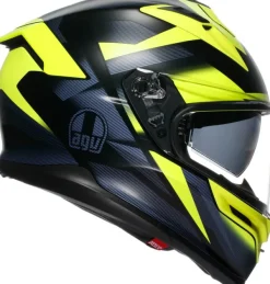 AGV Integraalhelmen|Helmen Met Zonnevizier-K7 Gipe att Back/Yeow Fuo