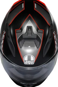 AGV Integraalhelmen|Helmen Met Zonnevizier-K7 Kyber att Back/Red
