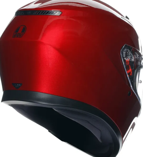 AGV Integraalhelmen|Helmen Met Zonnevizier-K3 2023 ono Copetizione Red