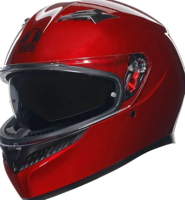 AGV Integraalhelmen|Helmen Met Zonnevizier-K3 2023 ono Copetizione Red