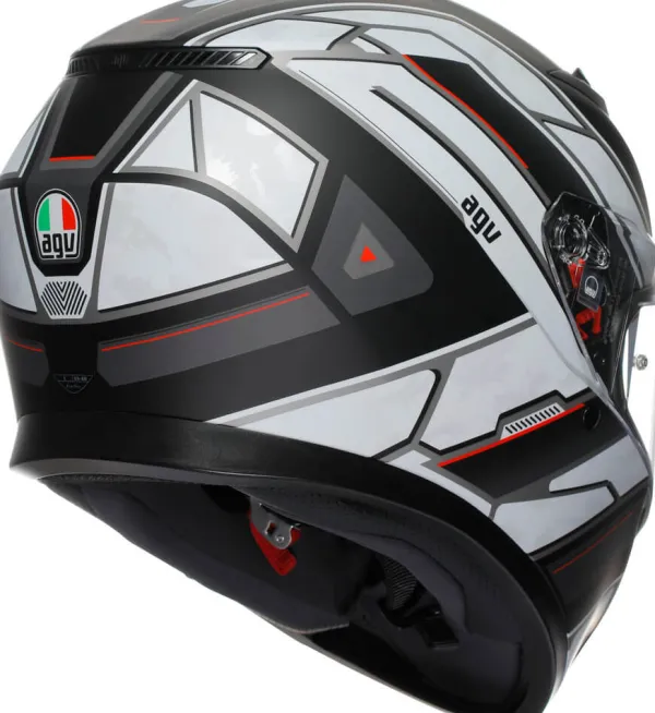 AGV Integraalhelmen|Helmen Met Zonnevizier-K3 2023 Rivia att Back/White