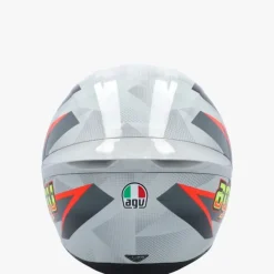 AGV Integraalhelmen|Race Helmen-K1 Bipper Grey/Red