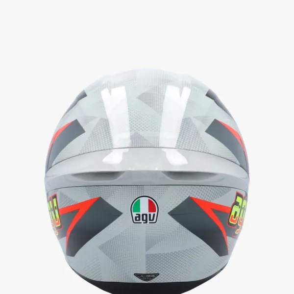 AGV Integraalhelmen|Race Helmen-K1 Bipper Grey/Red
