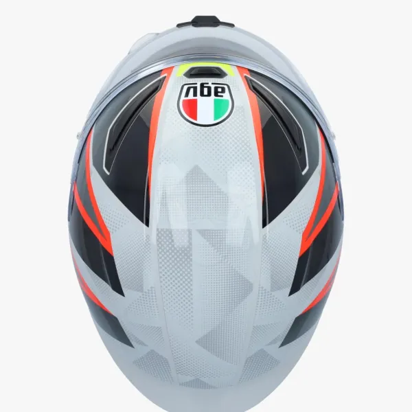 AGV Integraalhelmen|Race Helmen-K1 Bipper Grey/Red