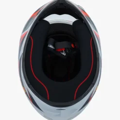 AGV Integraalhelmen|Race Helmen-K1 Bipper Grey/Red