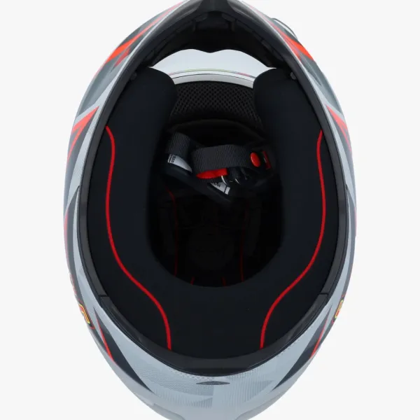 AGV Integraalhelmen|Race Helmen-K1 Bipper Grey/Red