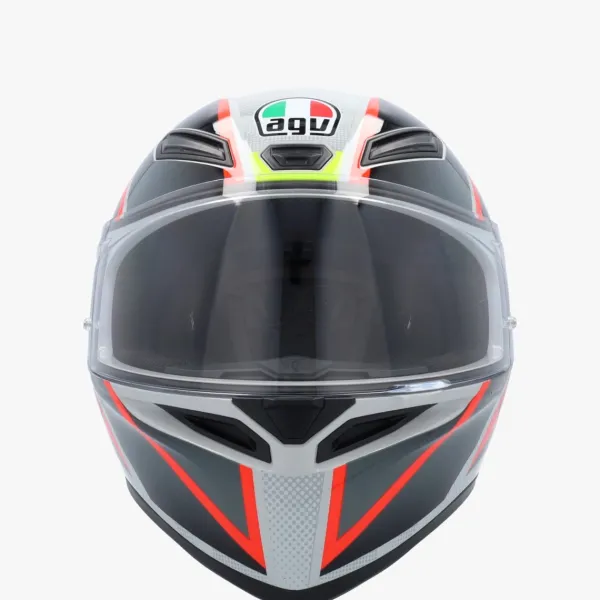 AGV Integraalhelmen|Race Helmen-K1 Bipper Grey/Red