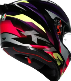 AGV Integraalhelmen|Race Helmen-K1 Fatap Back/Purpe/Pink