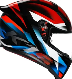 AGV Integraalhelmen|Race Helmen-K1 Fatap Back/Red/Bue