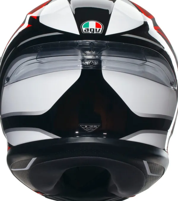 AGV Integraalhelmen-K6 Hyphen Back/Red/White