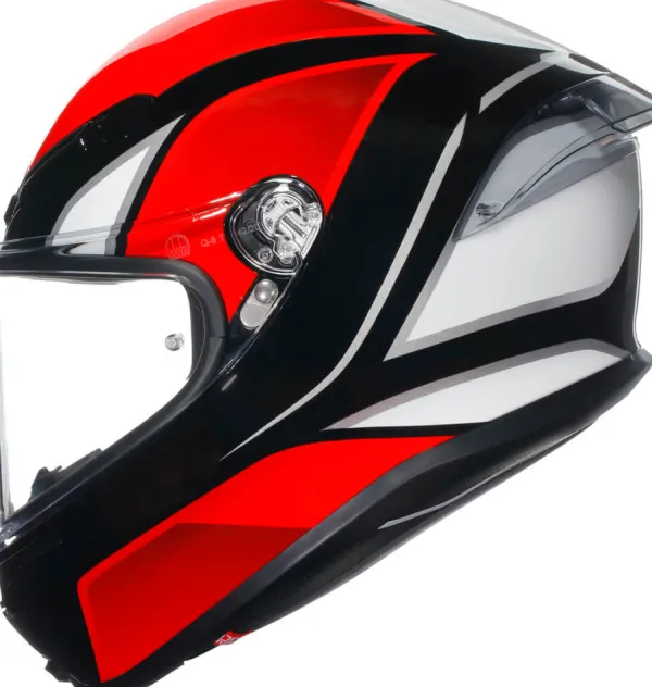 AGV Integraalhelmen-K6 Hyphen Back/Red/White