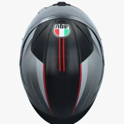 AGV Integraalhelmen|Race Helmen-K1 ap att Back/Grey/Red 034