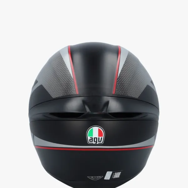 AGV Integraalhelmen|Race Helmen-K1 ap att Back/Grey/Red 034
