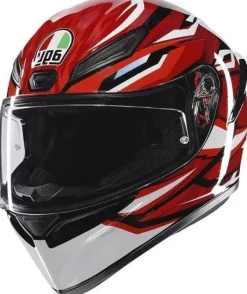 AGV Integraalhelmen|Race Helmen-K1 ion Back/Red/White 035