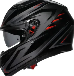 AGV Integraalhelmen|Helmen Met Zonnevizier-K3 2023 yth Back/Red