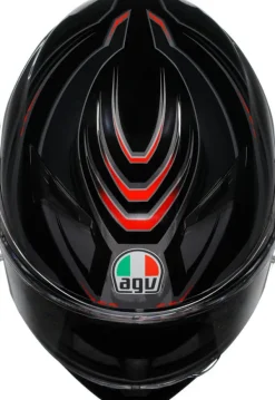 AGV Integraalhelmen|Helmen Met Zonnevizier-K3 2023 yth Back/Red