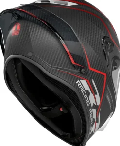 AGV Integraalhelmen|Carbon Helmen-Pita GP RR Perforante Carbon/Red 017