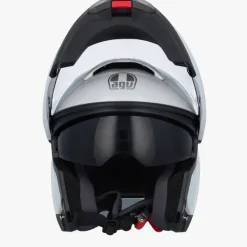 AGV Systeemhelmen|Helmen Met Zonnevizier-Touroduar tevio White 006