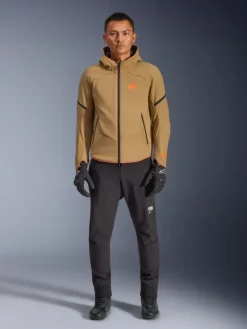 Alpinestars Motorjassen-Aerohe Wp otorja Dark Khaki Back Orange Fuo 8038
