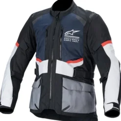 Alpinestars Motorjassen-Ande Air Drytar otorja Deep Bue Back Ice Gray 7029