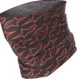 Alpinestars Nekwarmers En Windcollars-Astars Neck Tube Black Red Fluo 1030