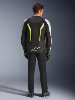 Alpinestars Motorjassen-At V3 Air otorja Back/iver/Yeow Fuo