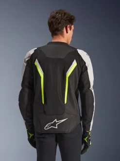 Alpinestars Motorjassen-At V3 Air otorja Back/iver/Yeow Fuo