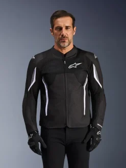 Alpinestars Motorjassen-At V3 Air otorja Back/Dark Gray/White