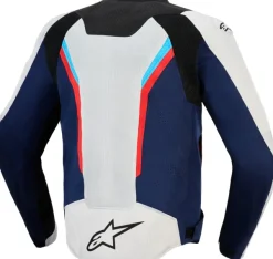 Alpinestars Motorjassen-At V3 Air otorja iver/Deep Bue/Bright Red