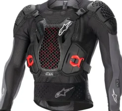 Alpinestars Protectievesten En Onderkleding-Bionic Pu V2 Protection Jacket Back/Anthracite/Red 1036