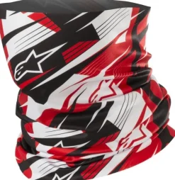 Alpinestars Nekwarmers En Windcollars-Blurred Neck Tube Black White Red 123