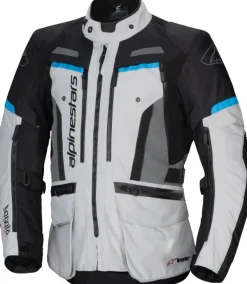 Alpinestars Motorjassen-Bogota' Pro Drytar otorja Ice Gray/Back/Cyan 9136