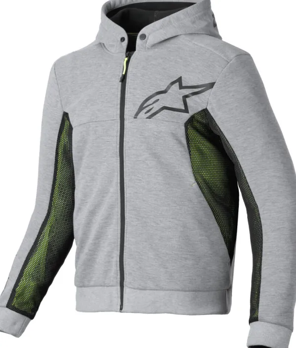Alpinestars Motorhoodies|Motorjassen-Chroe Air port otorhoodie Gray Heather Back 9196