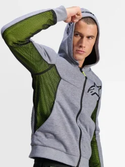 Alpinestars Motorhoodies|Motorjassen-Chroe Air port otorhoodie Gray Heather Back 9196