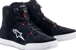 Heren Alpinestars Heren Motorschoenen-Chrome Motorhoodie Black Cool Gray Red Fluo 1054