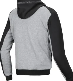 Alpinestars Motorhoodies|Motorjassen-Chroe V2 port otorhoodie Back Gray Heather Turquoie 1475