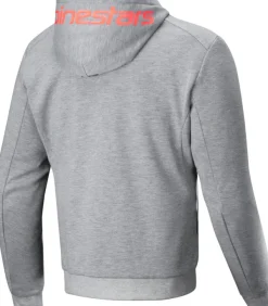 Alpinestars Motorhoodies|Motorjassen-Chroe V2 port otorhoodie Gray Heather Red Fuo 9199