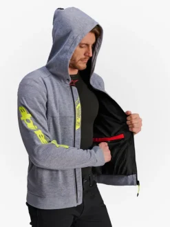 Alpinestars Motorhoodies|Motorjassen-Chroe V2 port otorhoodie Gray Heather Fuo Yeow 9232