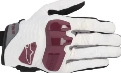 Alpinestars Motorhandschoenen-Chroe Woen' Gove Off White Burgundy 298