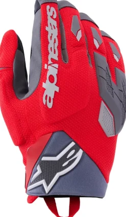 Alpinestars Motorhandschoenen-Durack Gove Bright Red/id Gray
