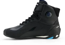 Heren Alpinestars Heren Motorschoenen-Faster-4 Drystar Shoes Black Night Navy Cyan 1571