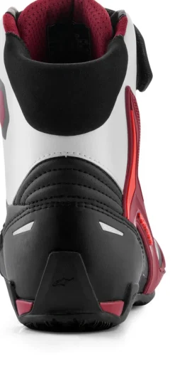 Heren Alpinestars Casual Motorschoenen|Heren Motorschoenen-Faster 4 Shoes Black White Dark Red 1299