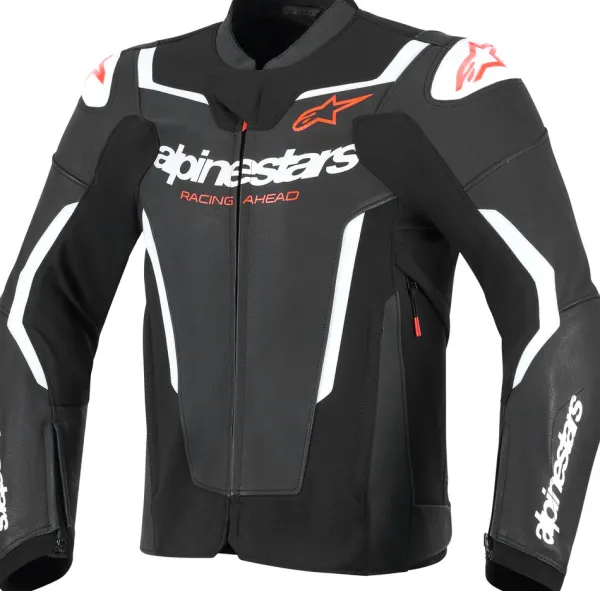 Alpinestars Motorjassen-Gp Force V2 Leather Motorjas Black White 12
