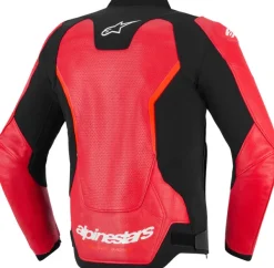 Alpinestars Motorjassen-Gp Force V2 Leather Airflow Motorjas Red Red Fluo 3155