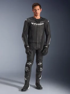 Alpinestars Motorpakken-Gp Force V2 Leather Suit 2 Pc Racepak Black